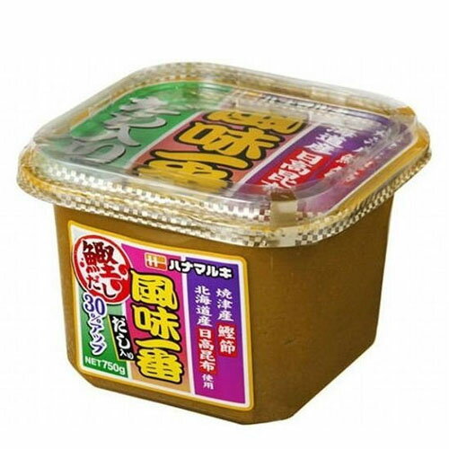 【全商品ポイント10倍 10/15(火)0:00〜23:59】ハナマルキ　だし入り風味一番 750g×6個【送料無料】