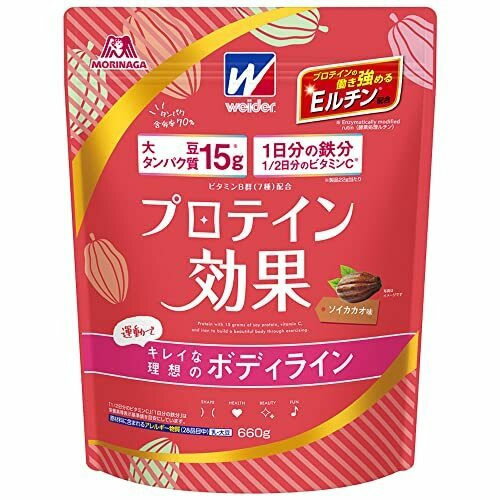 [ 商品説明 ]植物性プロテインである大豆タンパク質を15g配合（1回分22g当たり）。ビタミンC、鉄、ビタミンB群（7種）も摂れるため、女性や健康維持したい方にはおすすめです。大豆タンパク質は、消化吸収速度がゆっくりであり、満足感があります。 毎日飲みたくなる品質を目指して、おいしさと飲みやすさにこだわりました。朝食時や運動後にオススメです。 [ 原材料 ]大豆たんぱく(国内製造)、ココアパウダー、砂糖、食用油脂/香料、乳化剤、甘味料(アスパルテーム・L-フェニルアラニン化合物、スクラロース)、V.C、酵素処理ルチン、ピロリン酸鉄、V.E、ナイアシン、パントテン酸Ca、V.B6、V.B2、V.B1、葉酸、V.B12、(一部に乳成分・大豆を含む) [ 栄養成分 ]1食分(22g)当たり：エネルギー　80kcal、たんぱく質　15.5g、脂質　1.2g、炭水化物　2.6g(糖質　0.7〜1.6g、食物繊維　1.0〜1.9g)、食塩相当量　0.26〜0.91g、鉄　7.0mg、ナイアシン　8.8mg、パントテン酸　2.6mg、ビタミンB1　0.51mg、ビタミンB2　0.59mg、ビタミンB6　0.62mg、ビタミンB12　0.8〜3.6μg、ビタミンC　63mg、ビタミンE　2.6mg、葉酸　140μg　 当店では、様々なイベントでご利用頂ける商品を取扱いしております イベント 誕生日 バースデー 母の日 父の日 敬老の日 こどもの日 結婚式 新年会 忘年会 二次会 文化祭 夏祭り 婦人会 こども会 クリスマス バレンタインデー ホワイトデー お花見 ひな祭り 運動会 スポーツ マラソン パーティー バーベキュー キャンプ お正月 防災 御礼 結婚祝 内祝 御祝 快気祝 御見舞 出産御祝 新築御祝 開店御祝 新築御祝 御歳暮 御中元 進物 引き出物 贈答品 贈物 粗品 記念品 景品 御供え ギフト プレゼント 土産 みやげ