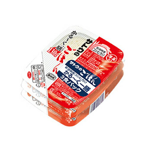 サトウ食品　サトウのごはん 新潟県産コシヒカリ かる～く一膳（130g×3パック入り）×12個