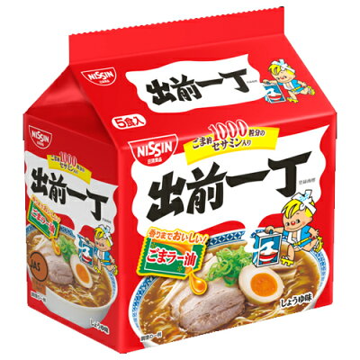 紀州和歌山てんこもり 日清食品 出前一丁 5食パック ×6個【送料無料】