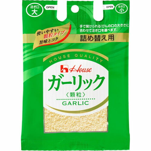 [ 商品説明 ] 顆粒タイプなので振り出しやすく、料理にもさっとなじみます。炒め物やスープ、ドレッシングなど、いろいろな料理にお使いください。詰め替え用としてお使いいただけます。 [ 原材料 ] ガーリックパウダー(国内製造)、でんぷん/調味料(アミノ酸)、香辛料抽出物、(一部に大豆を含む) [ 栄養成分 ] 1袋（36g）あたり：エネルギー　137kcal、たんぱく質　5.0g、脂質　0.3g、炭水化物　28.7g、食塩相当量　0.26g　 当店では、様々なイベントでご利用頂ける商品を取扱いしております イベント 誕生日 バースデー 母の日 父の日 敬老の日 こどもの日 結婚式 新年会 忘年会 二次会 文化祭 夏祭り 婦人会 こども会 クリスマス バレンタインデー ホワイトデー お花見 ひな祭り 運動会 スポーツ マラソン パーティー バーベキュー キャンプ お正月 防災 御礼 結婚祝 内祝 御祝 快気祝 御見舞 出産御祝 新築御祝 開店御祝 新築御祝 御歳暮 御中元 進物 引き出物 贈答品 贈物 粗品 記念品 景品 御供え ギフト プレゼント 土産 みやげ