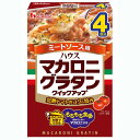 [ 商品説明 ] もちもち食感のマカロニ。完熟トマトのコクと旨みのミートソースができる。ひとつのお鍋でできる別ゆでしないマカロニ付き 4皿分：内容量161g（パスタ　84g　・　ソースミックス　77g）、トマトはパウダー使用 [ 原材料 ] パスタ：マカロニ(国内製造)、(一部に小麦を含む) ソースミックス：小麦粉、砂糖、トマトパウダー、食塩、でんぷん、クリーミングパウダー、酵母エキス、ガーリックパウダー、粉末ソース、トマト調味料、ブラックペパー、トマトケチャップ風調味料、ローストガーリックパウダー、クローブ、オレガノ/調味料(アミノ酸等)、カラメル色素、酸味料、炭酸Ca、香料、香辛料抽出物、(一部に乳成分・小麦・大豆・鶏肉を含む) [ 栄養成分 ] 1皿分（40.3g）あたり：エネルギー　143kcal、たんぱく質　4.9g、脂質　1.0g、炭水化物　28.6g、食塩相当量　1.7g