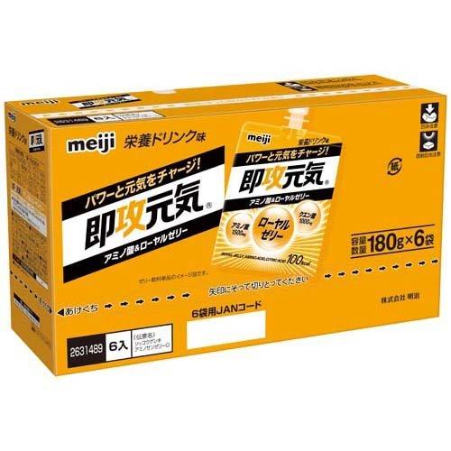 パーフェクトプラス 即効元気ゼリー 180g×6袋入アミノ酸1500mg、ローヤルゼリー