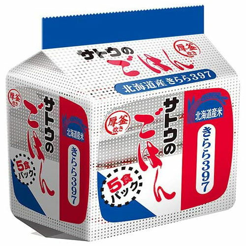 佐藤食品　サトウのごはん 北海道産きらら397 200g×5食×8個入