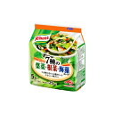 【全商品ポイント10倍 8/10(日)0:00~23:59】味の素 クノール7種の葉菜・根菜・海藻スープ(5食入袋)× 20個