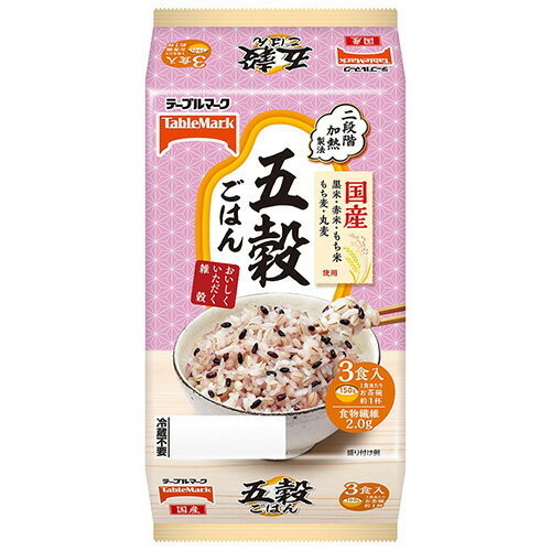 テーブルマーク 五穀ごはん 150g×3食×8個(合計24食)