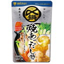ミツカン 〆まで美味しい 焼あごだし鍋つゆ ストレート 750g×12個