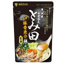 ミツカン　中華蕎麦とみ田監修　濃厚豚骨魚介鍋つゆ（750g）×12個　銘店の味わい ストレートタイプ