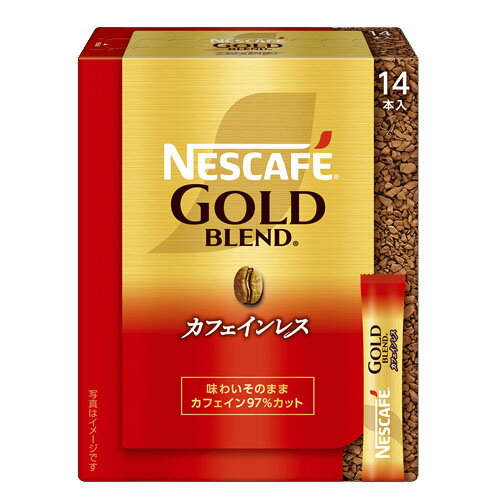 ネスカフェ ゴールドブレンド カフェインレス　コーヒー ネスレ日本　ネスカフェ ゴールドブレンド カフェインレス スティック ブラック（2g×14本）×12個