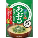 marukome お徳用 フリーズドライ 顆粒みそ汁 料亭の味 あおさ 6食入 × 12袋