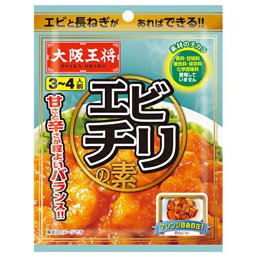 イートアンドフーズ　大阪王将　エビチリの素　3～4人前（62g）×10個　調味料/料理の素/中華料理の素/タレ