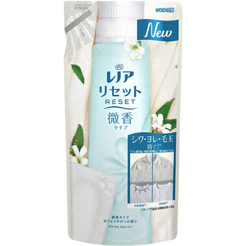 P&G　レノアリセット　微香ホワイトサボン　詰替　480ml×16個