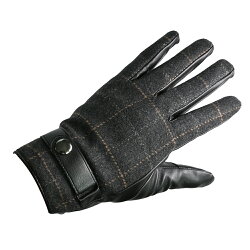 手袋メンズスウェードグローブ裏起毛ブラック送料無料ギフト防寒プレゼントファッション