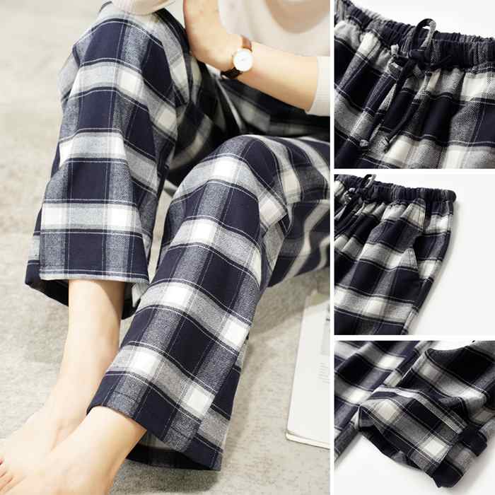 ルームウェア パジャマ 部屋着 レディース メンズ 女性 男性 綿 綿100 綿100% コットン ボトムス 長ズボン チェック柄 起毛 微起毛 ストレート 春 秋 冬 リラックス やわらかい 肌触り 着心地 ふわふわ 厚手 あたたか ウエストゴム 腰ひも シンプル 使いやすい 着回し 旅行