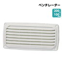 ★ポイント5倍★プラスティック ベンチレーター 200x100mm ホワイト 17657 ボート ボート用品 船 換気 船用品 船舶 船舶用品 用品 部品 パーツ マリン用品