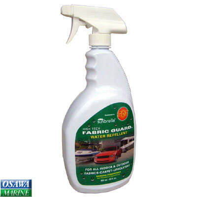 ファブリックガード303 948ml 布用日焼け防止剤 撥水剤 ボート 船 船舶 バイク カバー テント キャンプ アウトドア 雨 水 メンテナンス スプレー