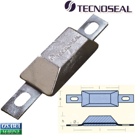 ★今月はずっと10倍!★亜鉛(ジンク/アノード) 台形+板つきタイプ95x40mm 商品番号:28073 【ユニマットマリン・大沢マリン・ボート用品・船舶】 ★今月はずっと10倍!★亜鉛(ジンク/アノード) 台形+板つきタイプ95x40mm 商品番号:28073 【ユニマットマリン・大沢マリン・ボート用品・船舶】