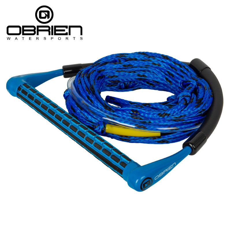 【エントリーでポイント10倍】OBRIEN オブライエン EVAハンドル＆ロープ 全長 80ft 青 | ブルー 水上スキー ウェイク…