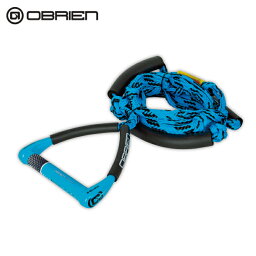 OBRIEN オブライエンハンドル付き ロープ / サーフロープ ブルー 青 AQUA ウェイクサーフロープ フローティングサーフロープ 調整可能 ZUP