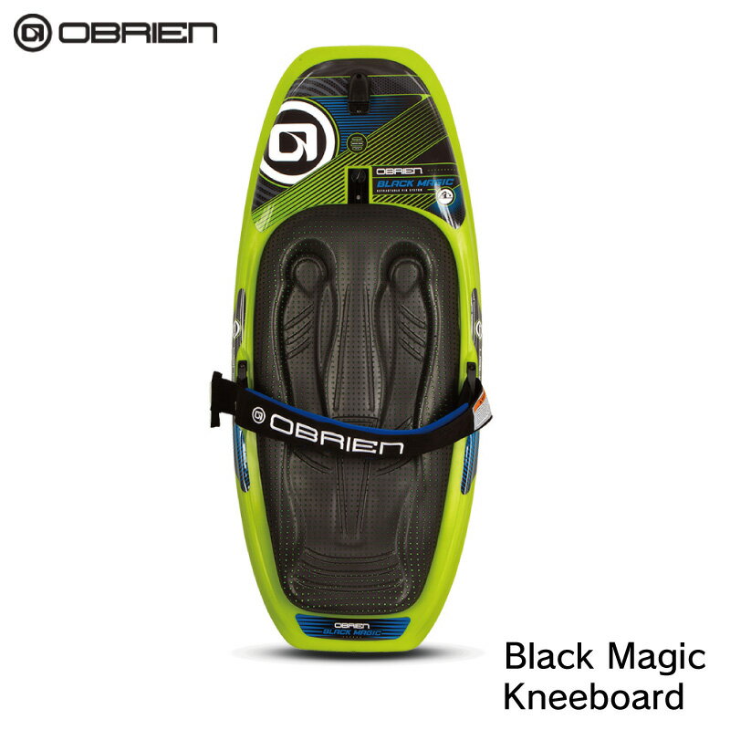 OBRIEN オブライエン ブラックマジックニーボード | Black Magic Kneeboard ボード 波 ウェイクサーフィン 水上バイク ボート モーターボート 引っ張る 海 大人用 波乗り