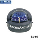 Ritchie Angler ボート用 コンパス RA-93 照明付 12V | サーフェスマウント ボート 船 船舶 用品 COMPASS 方位磁針 方位磁石 マリン 海