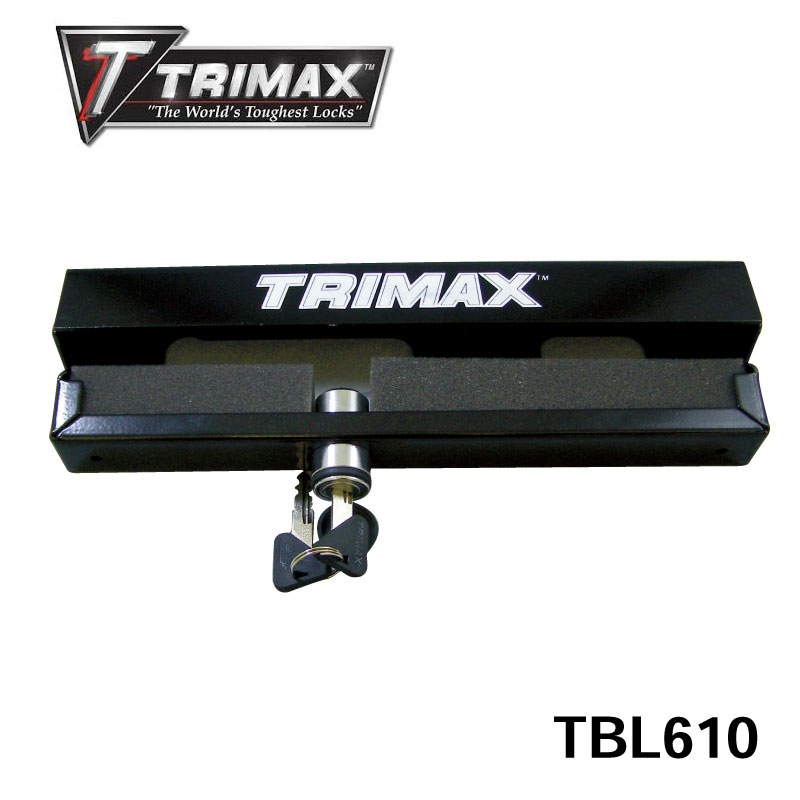 TRIMAX TBL610 防犯 盗難防止 ロック 持ち去り 船外機 エンジン アウトボート スチール 鉄 挟み込み 鍵 キー スペアキー付き ボート 船 和船 係留 停泊 マリーナ 桟橋