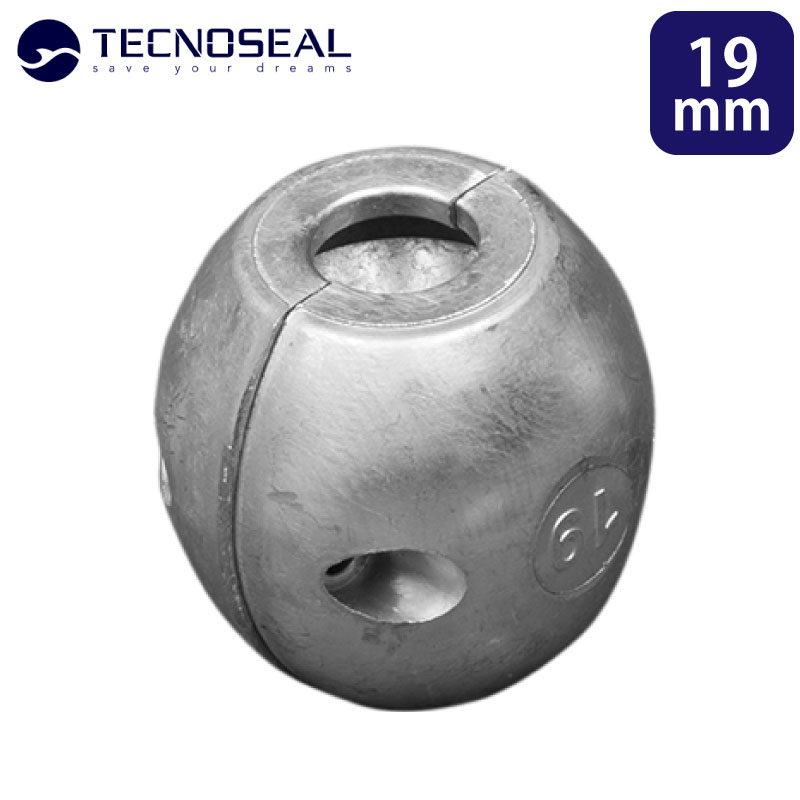 【30日までエントリーでP10倍!】 TECNOSEAL テクノシール シャフトジンク内径19mm | アノード 電蝕 海 海水 シャフト インボート 船内機 船舶用品 船 マリン ボート 船舶 用品 マリン用品