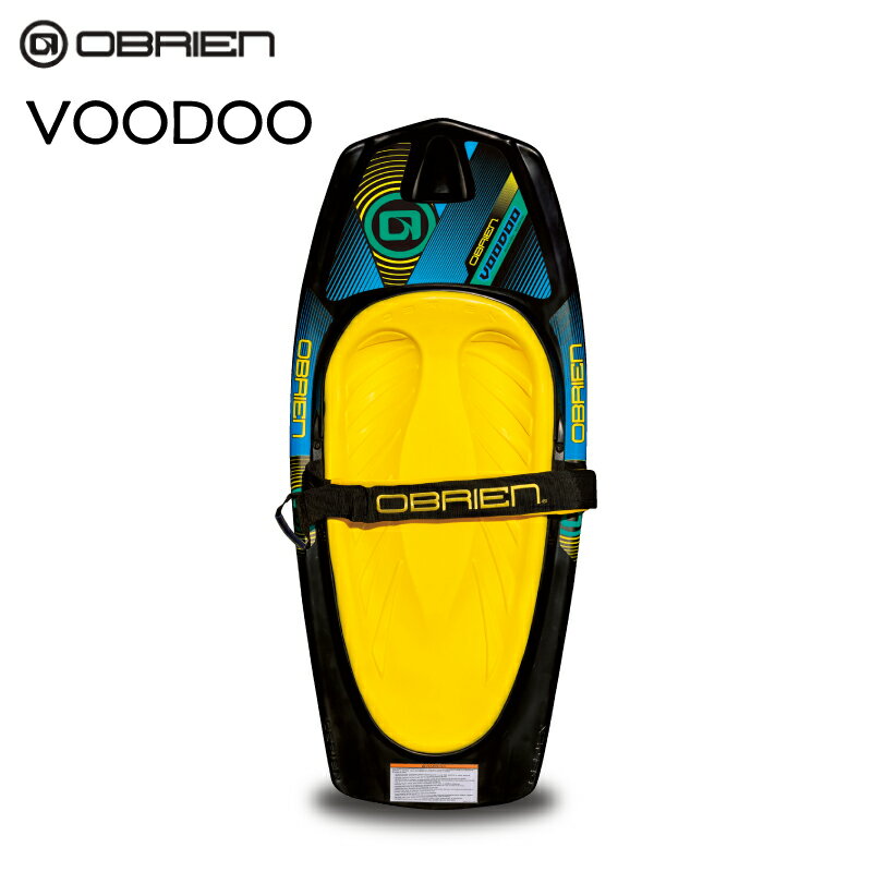 ◆◇ オブライエン ブードゥー ニーボード ◇◆ **O'Brien VOODOO Kneeboard ** ●各コーナーにある4つのモールドフィンはボードのトラッキングを強化し、コントロール性を向上。 ●アクアティックフックがついている為、初心者でも簡単にスタートできます。 ※入荷時期により座面イエローがブルーに変更の場合あり。 --- OBRIEN Obrien ニーボード 座って乗る 膝 マリンスポーツ ボード 本体 水上 水上スキー 子供 大人 楽しめる