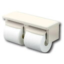 【平日14時まで当日出荷】TOTO YH650#SC1 パステルアイボリー棚付二連紙巻器 芯あり対応 樹脂製