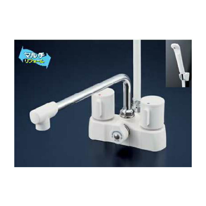 Rakuten - 【お取り寄せ商品】KVK KF2008G3　デッキ形2ハンドルシャワー・【パイプ240mm】