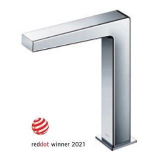 Rakuten - 【お取り寄せ商品】TOTO　TLE25SM2W　TOTO　アクアオート 自動水栓　コンテンポラリタイプ（角）　Mサイズ　発電タイプ　サーモスタット混合水栓