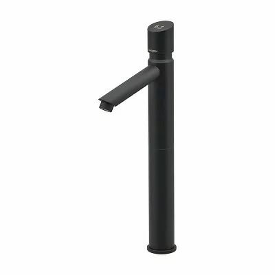 Rakuten - 【お取り寄せ商品】カクダイ　水栓金具 　716-314-D　自閉立水栓(トール) マットブラック