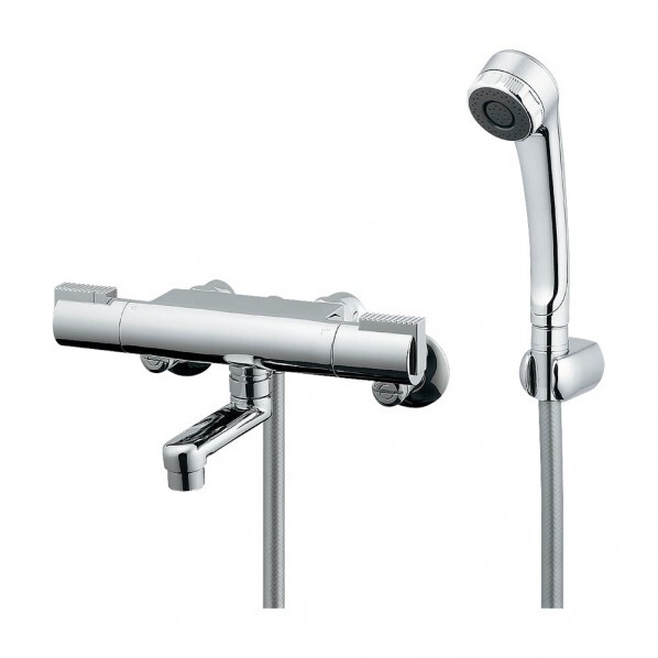 Rakuten - 【お取り寄せ商品】カクダイ　水栓金具 173-216K　サーモスタットシャワー混合栓(壁付) 寒冷地