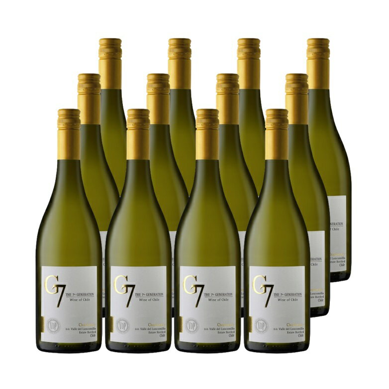乐天商城 - 《12本セット 送料無料》セイコーマート Secoma ジーセブン シャルドネ 750ml ケースワイン G7 ワイン 白 辛口ワイン チリ産ワイン フルーティ