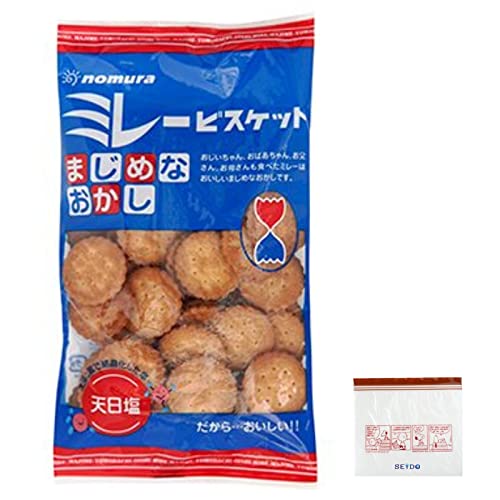 野村煎豆加工店 まじめミレービスケット フリーザーバッグ付き 120g