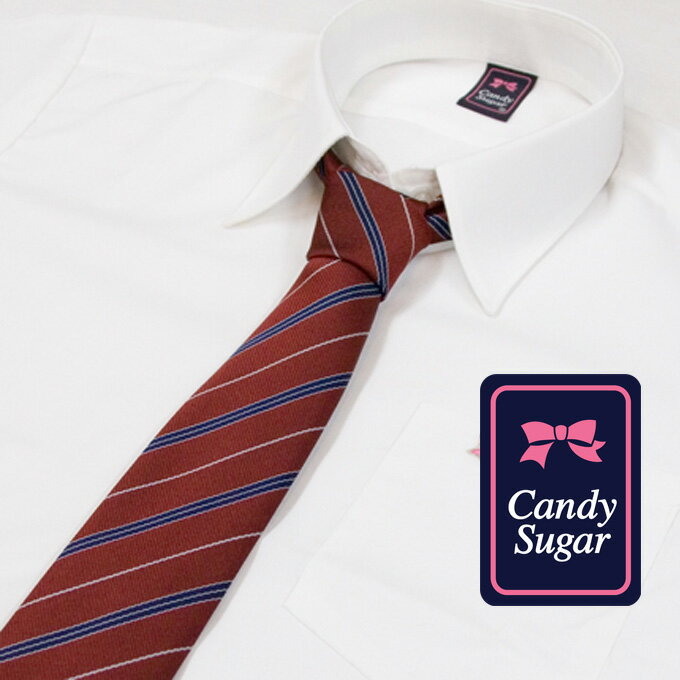 ネクタイ 制服 レディース スクール 日本製 B5 CandySugar(キャンディーシュガー)(スクール/ネクタイ/制服//女子/レディース/ブランド/人気/...
