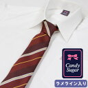 ネクタイ 制服 レディース スクール 日本製 F2　CandySugar(キャンディーシュガー)(スクール/ネクタイ/制服//女子/レディース/ブランド/人気/通学/中学生/高校生/学生/入学/卒業/日本製/ストライプ/レッド/メール便)(店頭受取対応商品)