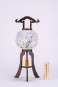 【送料無料】盆提灯 二重鳳樹10号 小菊に鉄線 43854 LED電球