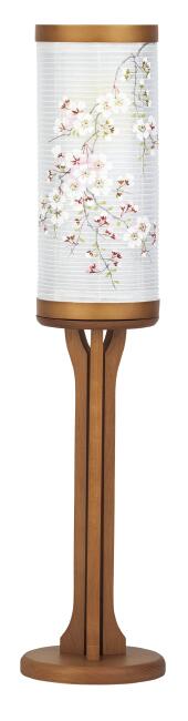 【送料無料】盆提灯　二重華ごころスタンド　桜　2923