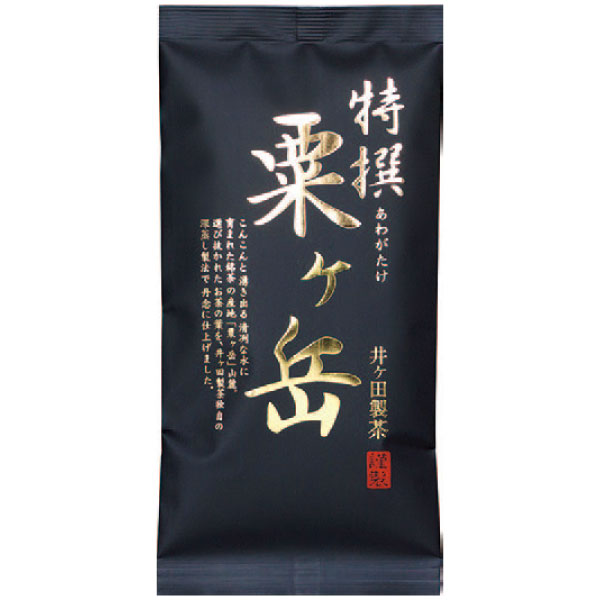 商品名 深むし煎茶　特選粟ヶ岳　100g 商品コード IGE-2007 内容量 深むし煎茶　特選粟ヶ岳　100g ケースサイズ 22.2×11×3.3cm 価格 3,240円 【香典返し　返礼品　粗供養　法事　法事引出物　法要法要引出物　仏...