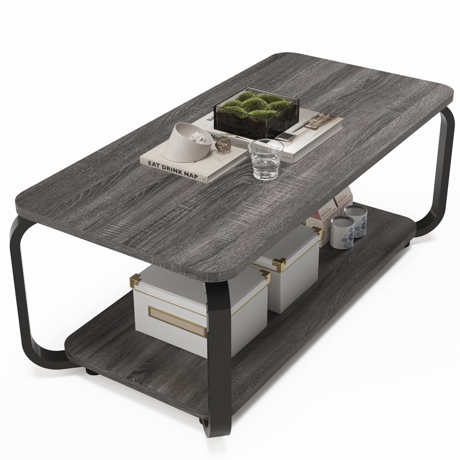 ローテーブル スタイリッシュ ローテーブルセット コーヒーテーブル リビングテーブル 幅80cm ライトグ..