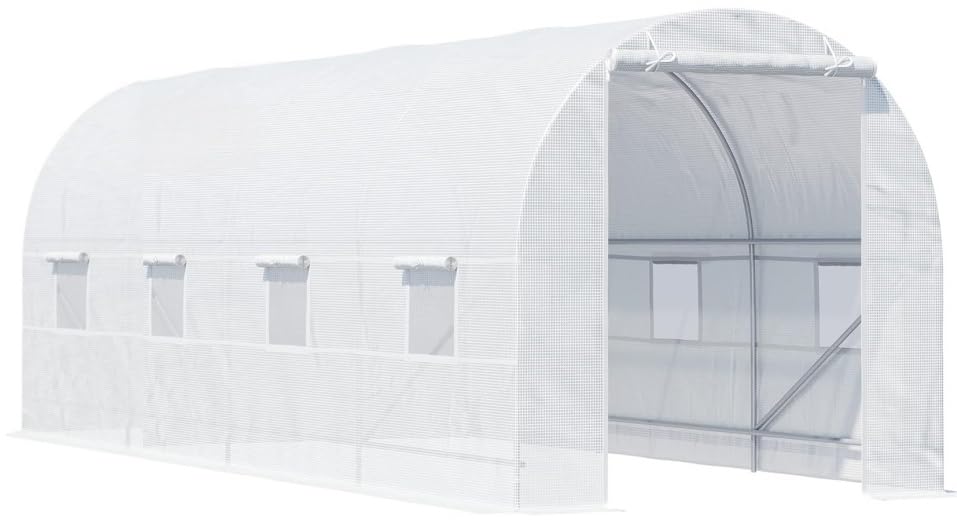 温室 ビニールハウス グリーンハウス ガーデンハウス 4m×3m×2m 大型 DIY 観葉植物 簡易温室 組立簡単 ..