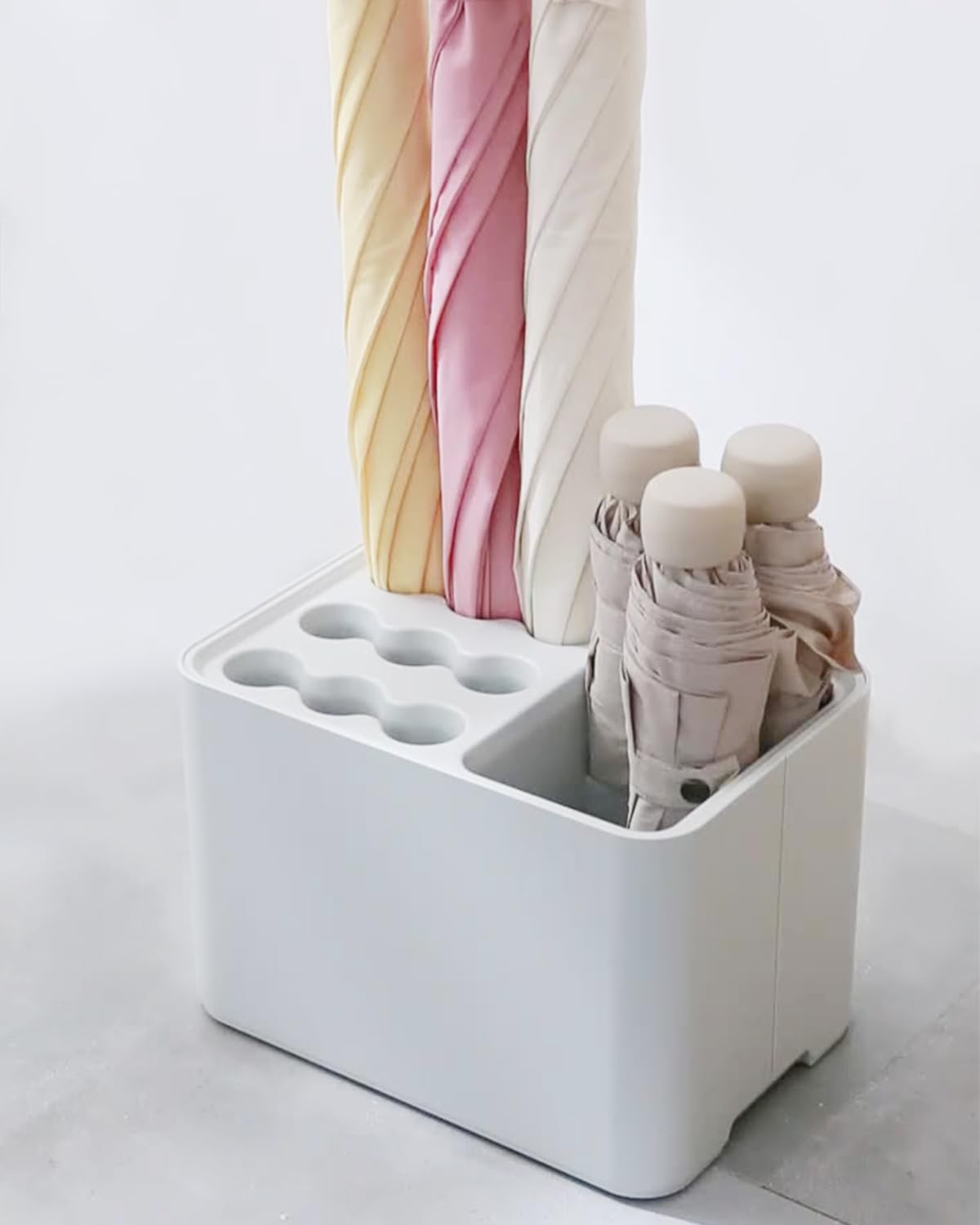 傘立て 傘入れ 15本挿し 玄関収納 おしゃれ 傘収納 業務用 傘置き インテリア 着脱式水受け皿付き 大容..