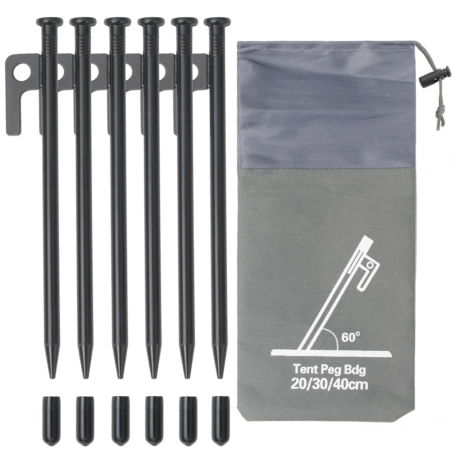 ペグ スチール キャンプ テント タープ 鍛造ペグ キャンプ り 硬い土 砂地 草地用 キャンプ設営用具 (..