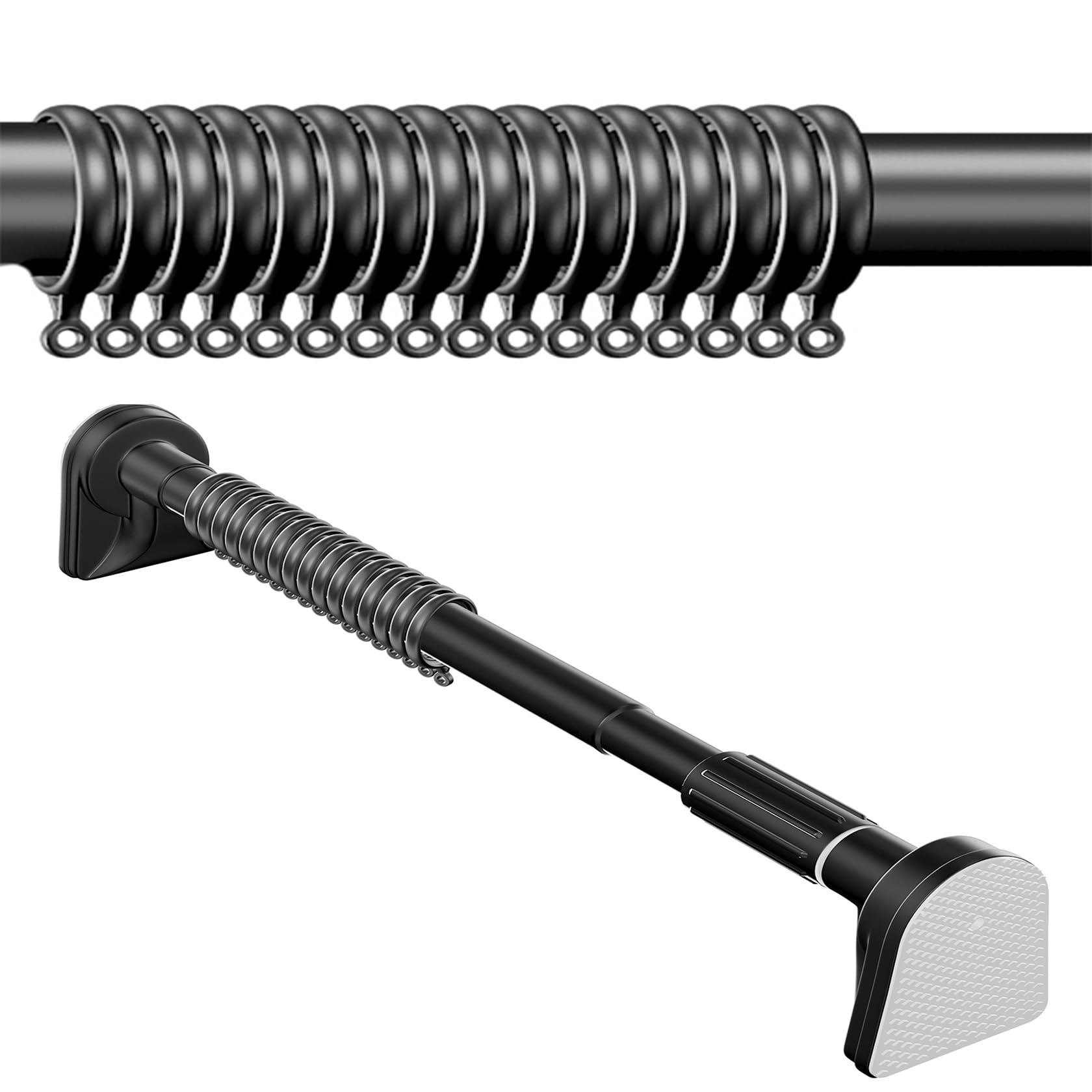 强力 突っ張り棒 3m以上 直径 32.5mm 耐荷重15~50kg つっぱり棒3.45M 強負荷 ものほし竿 ドリル不要 ツ..