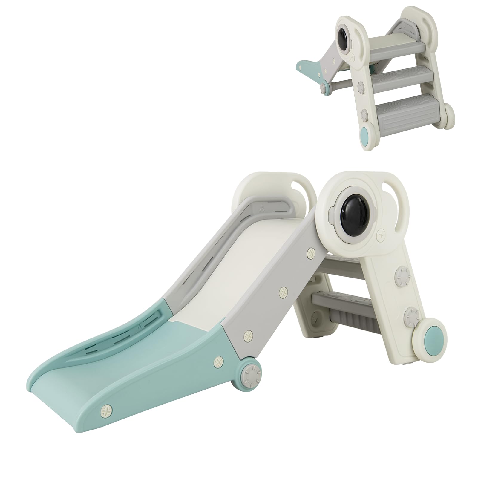 滑り台 室内 子供用 すべり台 折りたたみ キッズスライダー 幅48x奥行114x高さ53cm 簡単組立 安全設計 ..