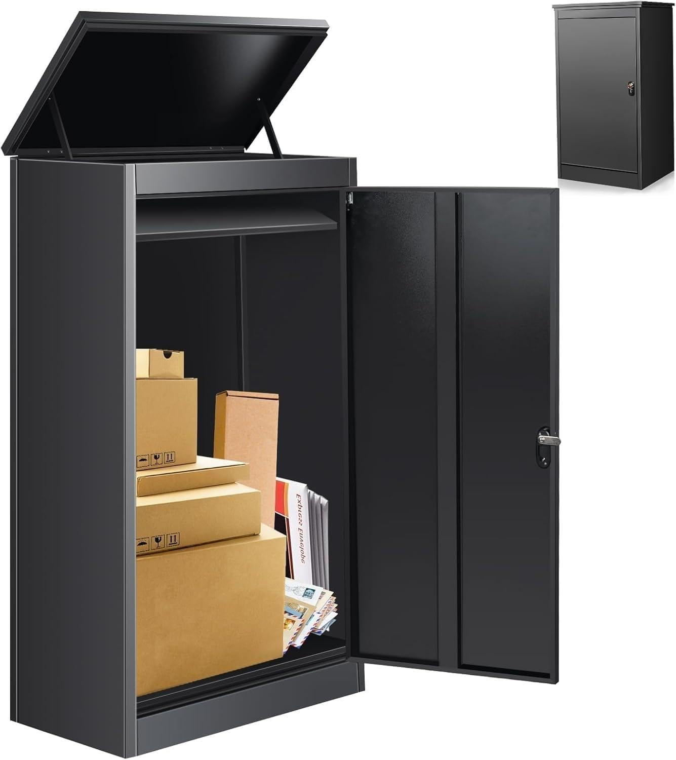 宅配ボックス 屋外 宅配BOX 複数投函可能 防水 大容量 組み立て必要 置き配ボックス 大型 置き配 配達..