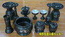 仏具 冨士型 深海色 11具足 3.5寸