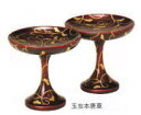 【仏具】【高月】【木製貫通型高月】玉虫本唐草4.5寸/1対