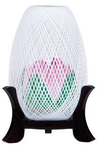 モダン提灯 お盆提灯 盆ちょうちん創作提灯・糸車(蓮華)